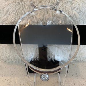 Silver Cuff Necklace